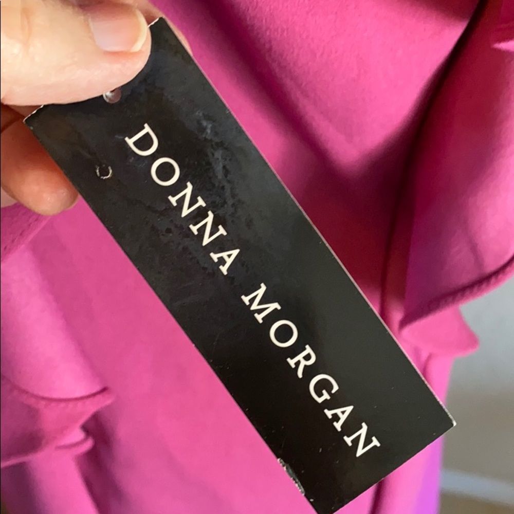 Donna Morgan Raspberry Size 12 Dress - Picture 4 of 7